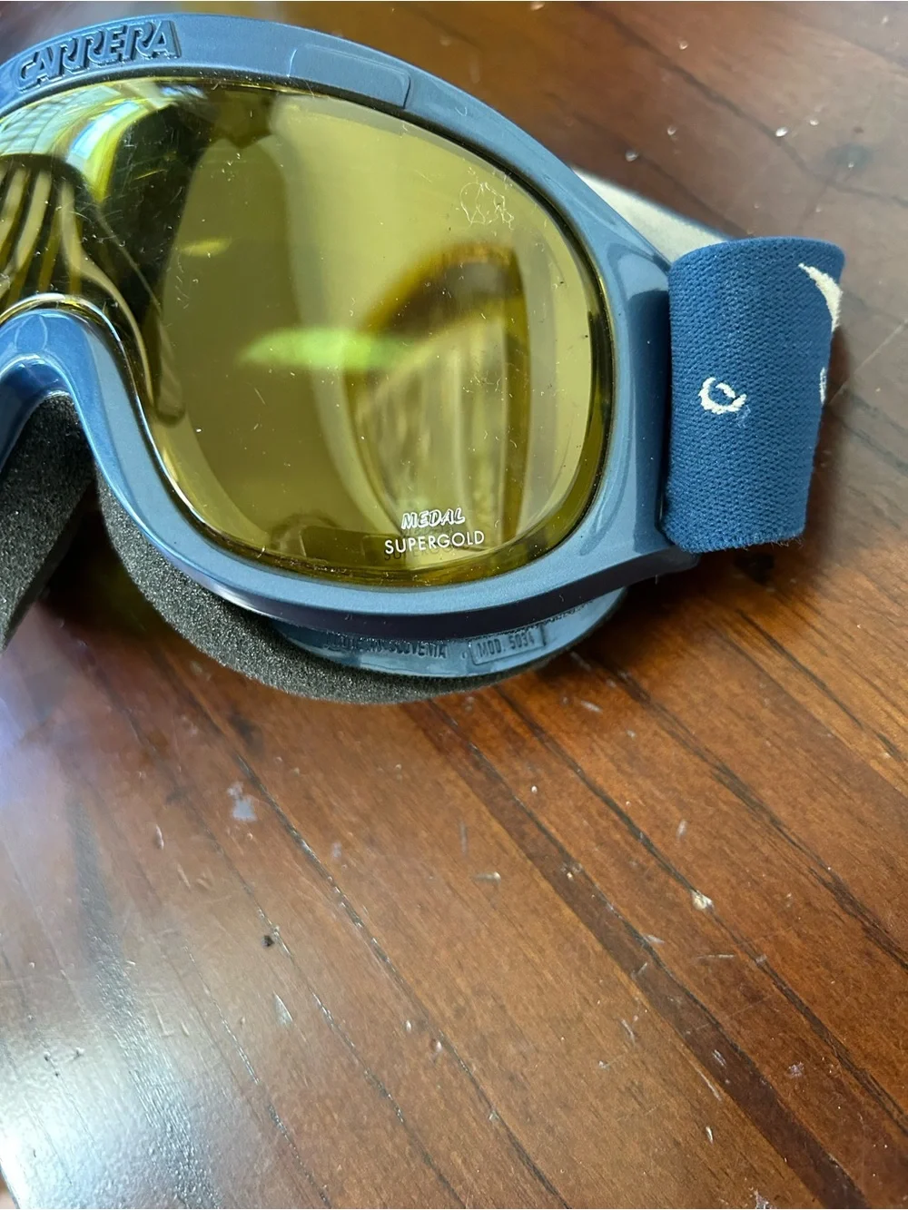 Carrera medal supergold blue ski goggles